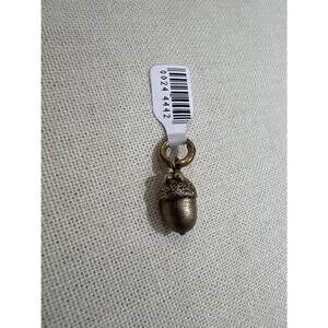 NEW STORY JEWELLERY acorn dangle charm in yellow